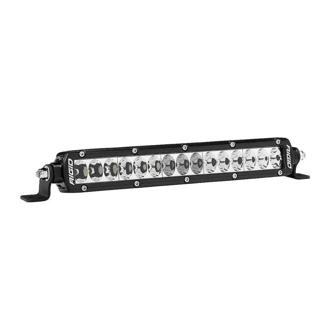 910613 – RIGID IND Light Bar, LED 10 Inch Length Clear Bulb 84 Watt/ 6 Amp Draw Driving Beam 7524 Raw Lumens Clear Po...